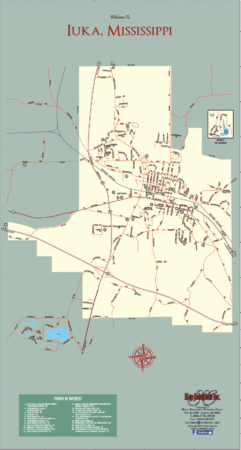 Iuka City Map